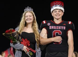 Selected as queen and king of Chillicothe (Mo.) High SchoolÕs 2025 Homecoming celebration were seniors Haley Smith and Drake Swift, it was announced following CHSÕ 35-0 football victory over St. Joseph: Lafayette Friday night, Oct. 3. (JENNIFER SMITH/C-T PHOTO)Selected as queen and king of Chillicothe (Mo.) High SchoolÕs 2025 Homecoming celebration were seniors Haley Smith and Drake Swift, it was announced following CHSÕ 35-0 football victory over St. Joseph: Lafayette Friday night, Oct. 3. (JENNIFER SMITH/C-T PHOTO)